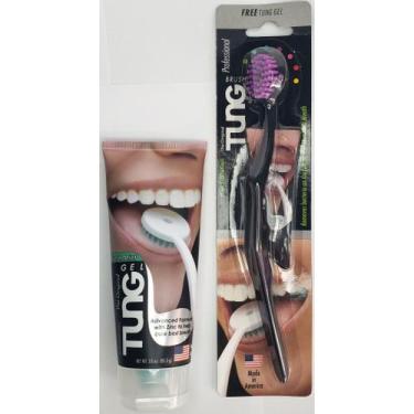 Imagem de KIT 1- Tung Gel Fresh Mint Limpeza Da Língua 85g + 1- Escova Lingual T