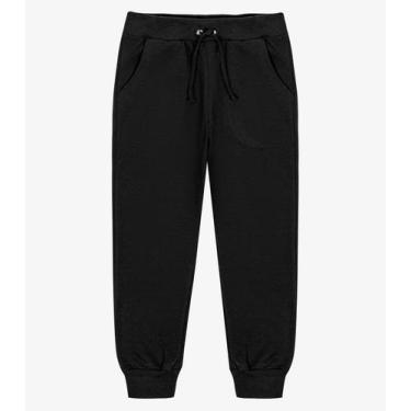 Imagem de Calça Infantil Feminina Molecotton Trick Nick Preto, 4, Preto