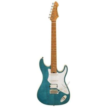Imagem de Guitarra Aria Pro Ii 714-mk2 Fullerton Turquoise Blue [f002]