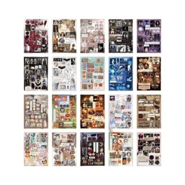 Imagem de Adesivos Vintage De Comida E Sobremesas Japonesas 20pcs Com Acabamento