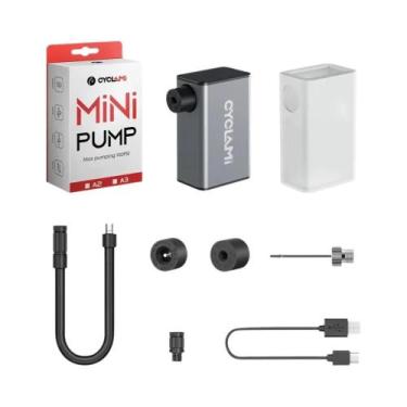Imagem de Bomba De Ar Elétrica Mini Portátil Sem Fio Para Bicicleta Com Válvula 