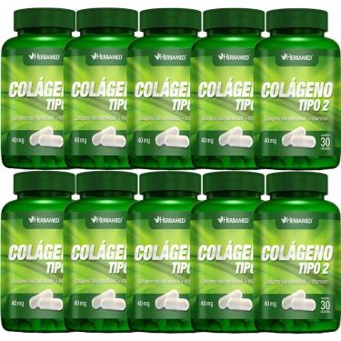 Imagem de Kit 10X Colageno Tipo 2 - 30 Cáspulas - Herbamed-Masculino