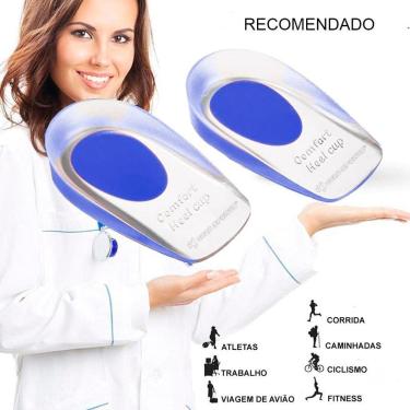 Imagem de Calcanheira Gold Sports Gel Confort Plus - Antimicrobiano-Unissex