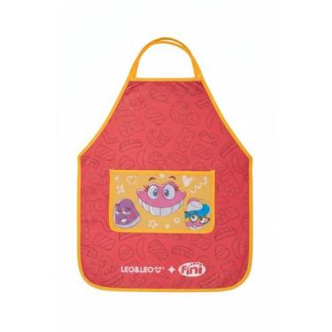 Imagem de Avental Infantil fini com bolso ipermeável leo e leo