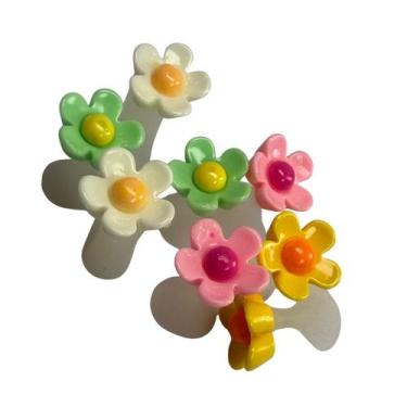 Imagem de Separadores para Dedos Pedicure Flor Colorida  8 Unidades - Real Love