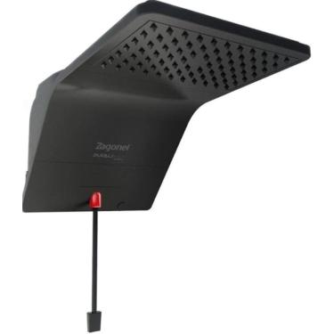 Imagem de Chuveiro Elétrico Eletrônico 220v 6800w Preto Ducali Zagonel