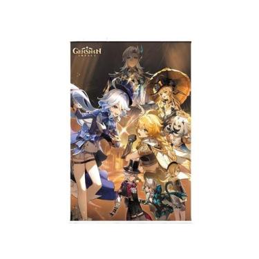 Imagem de Arte de parede Genshin Impact Furina, Navia e Vilette 40x60cm - taiyua