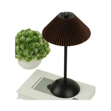 Imagem de Luminária De Mesa LED Vintage Recarregável Por USB, Criativa, Para Amb