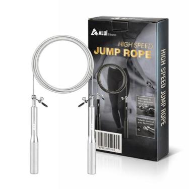 Imagem de Corda de pular velocidade ajustável até 3m cabo de aço aluí - - Aluí F