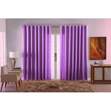 Imagem de Cortina Sala Quarto Decoraçao Jacquard Tecido Luxo 2,70X1,80 - Bf Conf