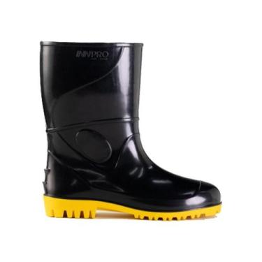 Imagem de Bota Impermeavael Preto Solado Amarelo - Innpro - 43