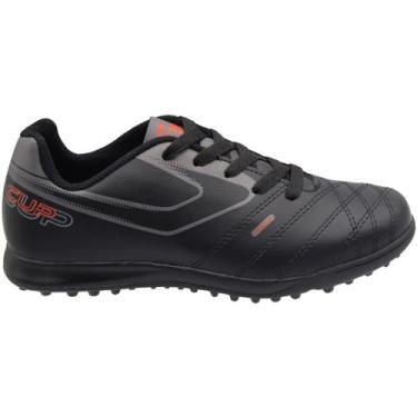 Imagem de Chuteira Society Juvenil Topper Cup VIII Menino, Preto, 36