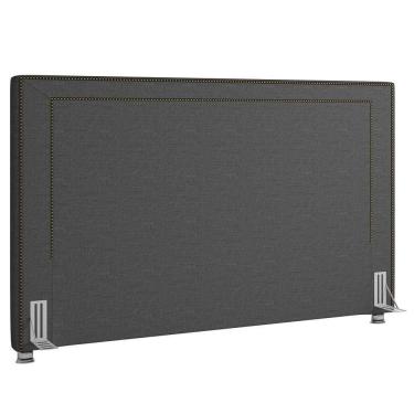Imagem de Cabeceira Cama Box Casal Queen 160Cm Mali P02 Linho Chumbo