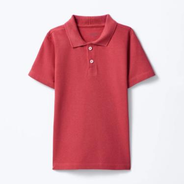 Imagem de Blusa Básica Polo Menino Manga Piquet Vermelho - Hering