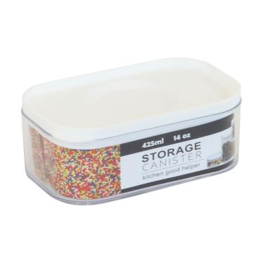 Imagem de Pote Hermético A Vácuo Plástico 425ml Armazenamento Eficiente E Prático