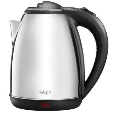 Imagem de Chaleira Elétrica Elgin CHA10 Inox 2L 110v Jarra Sem Fio Rápida com De