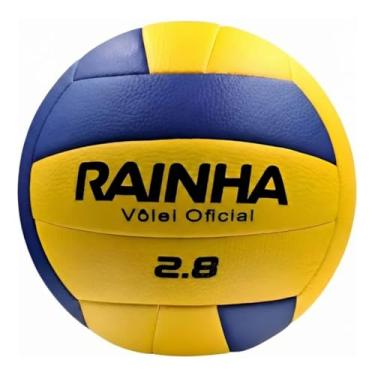 Imagem de Bola de Vôlei Rainha 2.8 Oficial Toque Macio Costura Híbrida | Ideal para Treino, Jogo Profissional, Lazer Areia e Quadra.
