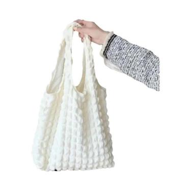 Imagem de Bolsa De Ombro Vintage Em Cores Candy, Grande Capacidade, Estilo Verão