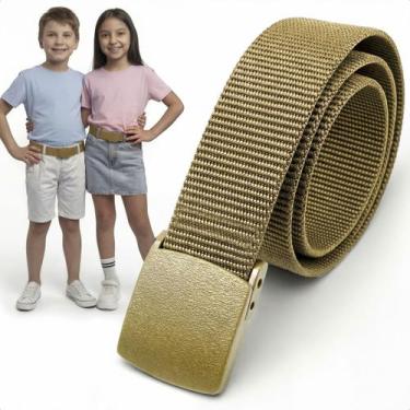 Imagem de Cinto Infantil Ajustável Leve Confortável Para Calça Bermuda Uniforme 