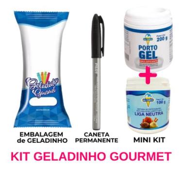 Imagem de KIT 3 em 1 Embalagem Higiênica Para Geladinho, 1 Liga Neutra e Emulsif