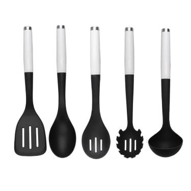 Imagem de Jogo de Utensílios de Cozinha 5 Peças para Preparo e Servir em Nylon e Plástico ABS lav...
