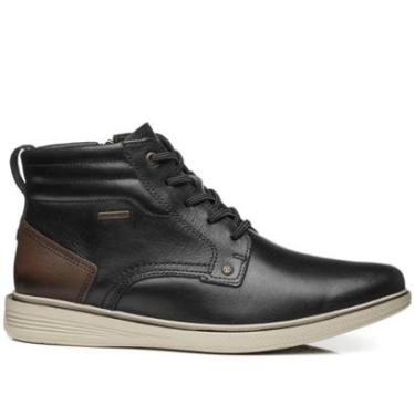 Imagem de Sapato Casual Pegada Masculino em Couro Preto 126114-03-Masculino