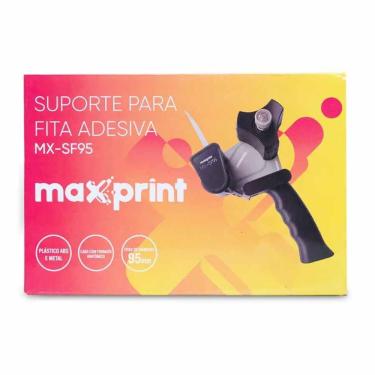 Imagem de Suporte e Aplicador para Fita Adesiva Maxprint MX-SF95 com Acrílico Protetor e Cabo Ana...