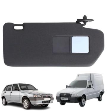 Imagem de Quebra Sol C/Espelho Preto Fiorino/Uno - Lado Direito - NEWTEC