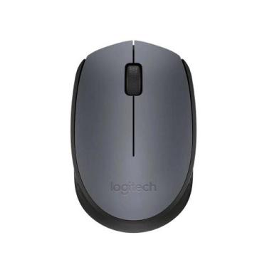 Imagem de Mouse Logitech Wireless M170 3 Botões Wireless 1000DPI Cinza