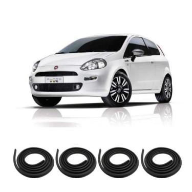 Imagem de Kit Borracha Vedação Das 4 Portas Punto 2008 A 2017 - sem marca