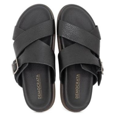 Imagem de Sandália Masculina Democrata Casual Dock Couro Durável Confortável 554101-Masculino