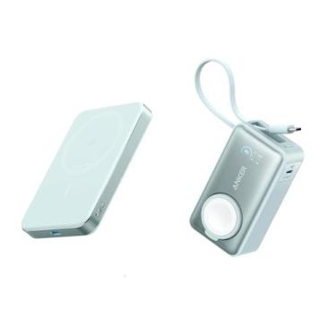 Imagem de Banco de potência Anker MagGo 10000mAh sem fio 15W USB-C