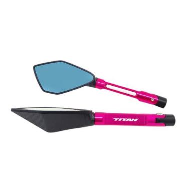 Imagem de Retrovisor Esportivo Gravado A Laser Titan 125 150 160 - Special Lever