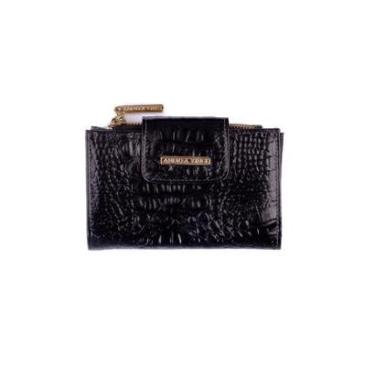 Imagem de Carteira feminina de couro croco Lanna-Feminino