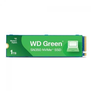 Imagem de SSD WD Green SN350, 1TB, M.2 NVMe, Leitura 2400MB/s e Gravação 1850MB/