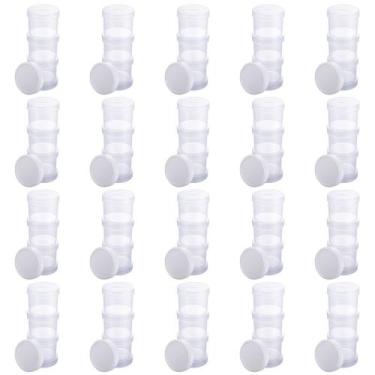Imagem de Organizador porta temperos com tampa rosca 3 peças 150ml com 20 unidad