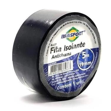 Imagem de Fita Isolante 5m X 19mm 10 Unidades Brasfort