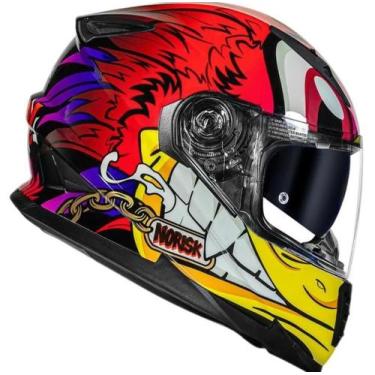 Imagem de Norisk capacete ff302 loko red, Vermelho