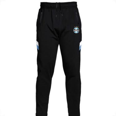 Imagem de Calça Slim Fit Esportiva Grêmio Oficial Cor:PretoTamanho:M - Surf Cent