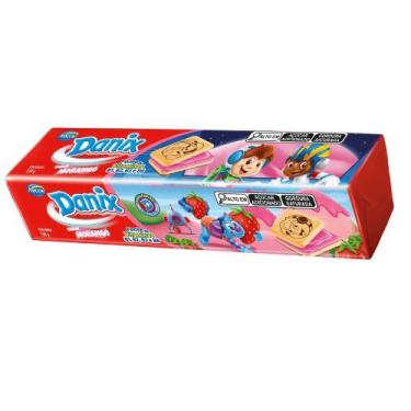 Imagem de Biscoito Recheado Danix Sabor Morango com 130g