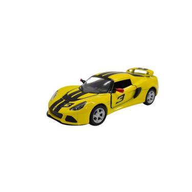 Imagem de Miniatura Lotus Exige S 2012 Amarelo Metal 1:32 - Kinsmart, Amarelo