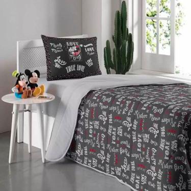 Imagem de Edredom Infantil Solteiro Disney Mickey - Portallar, JADORE
