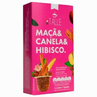 Imagem de Chá Maçã, Canela e Hibisco Italle 7 Cápsula 27g
