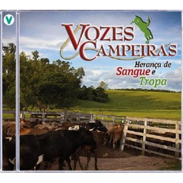 Imagem de CD - Grupo Vozes Campeiras - Herança de Sangue e Tropa - Vertical