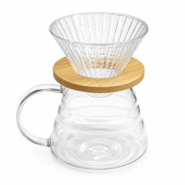 Imagem de 6 Jarras Vidro 700ml Para Coar Café Cafeteria Cozinha - New Goods