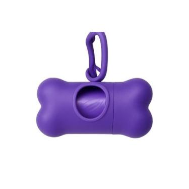 Imagem de Porta Saquinho Pet Com Refil Coletor Higiênico Passeio Cão - - Sem Mar
