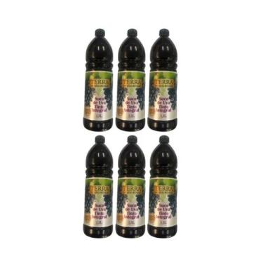 Imagem de Kit 6 suco de uva tinto integral terra de são roque 1,5 litro