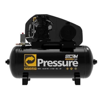Imagem de Compressor de Ar 10 Pés 2HP 100 Litros 110/220V Monofásico Borracharia