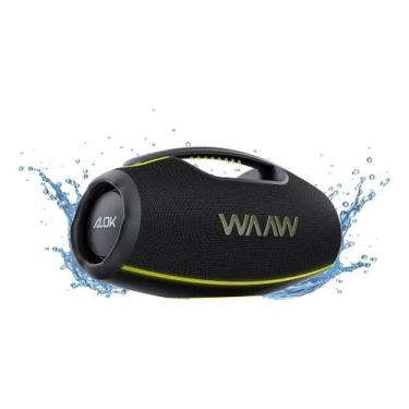 Imagem de Caixa de Som Boombox Waaw by Alok Hyperboom 1000 Bluetooth À Prova dÁg
