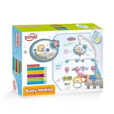 Imagem de Mobile Musical Berço Bebê Controle Remoto Projetor Luz - Pimpi